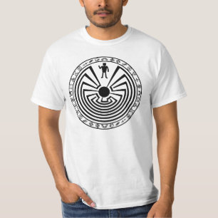Man in het doolhof [zwart] t-shirt
