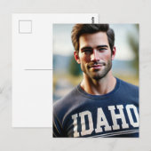 Man in het Idaho shirt Briefkaart (Voorkant / Achterkant)