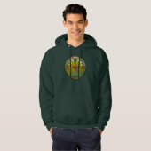 MAN IN HET MASISlandschap + uw achtergrond Hoodie (Voorkant volledig)