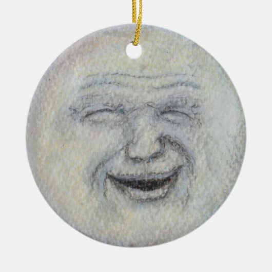 Man in het Mon Ceramic Ornament (Voorkant)