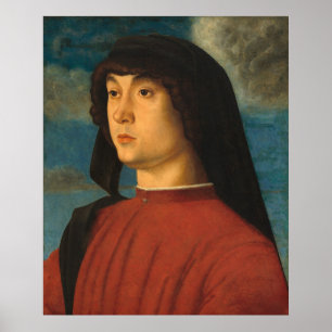 Man in het Rood - Giovanni Bellini Fijne Kunstpost Poster