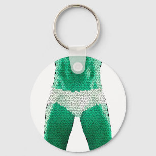 Man in ondergoed sleutelhanger