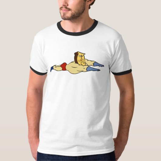 Man in poedervorm! t-shirt (Voorkant)