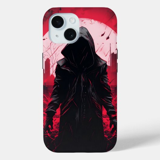 Man in Postapocalyptische Wereld Case-Mate iPhone Case (Achterkant)