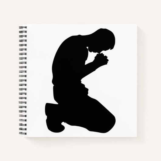 MAN IN PRAYER NOTITIEBOEK (Voorkant)