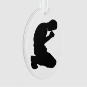MAN IN PRAYER ORNAMENT (voorkant)