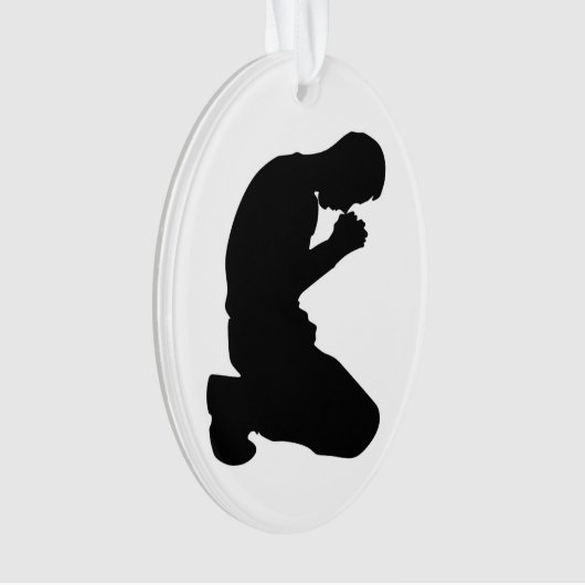 MAN IN PRAYER ORNAMENT (voorkant)