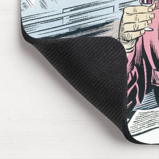 Man in Seat 61 mousemat Muismat (Hoek)