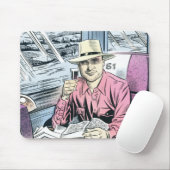 Man in Seat 61 mousemat Muismat (Met muis)