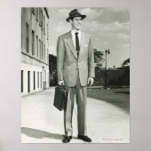 Man in Suit Poster (Voorkant)
