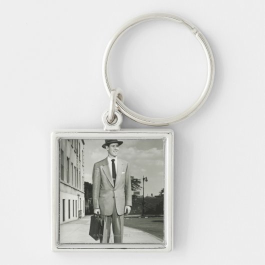 Man in Suit Sleutelhanger (Voorkant)