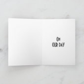 MAN IN TUX "AAN MIJN GROEP OP ONZE DAG" KAART (Binnen)