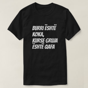 man is het hoofd, vrouwen zijn de nek t-shirt