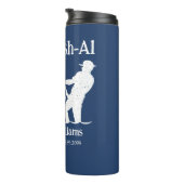 Man is het officiële Fisherman Retirement Party Gi Thermosbeker (Geroteerd rechts)