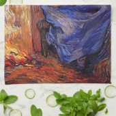 Man is in Zee door Vincent van Gogh Theedoek (Gevouwen)