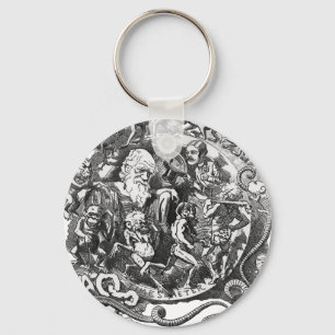 Man is maar een worm sleutelhanger