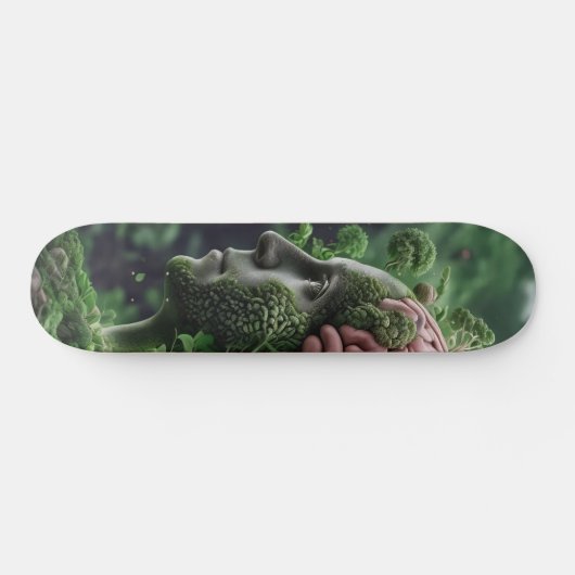 Man is Natuur - Humanity Environment Organic Skateboard (Horizontaal)