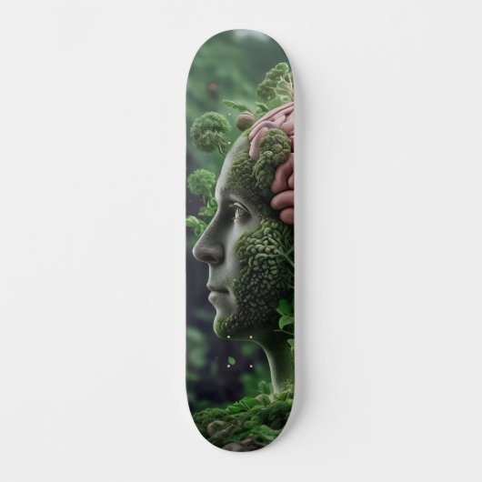 Man is Natuur - Humanity Environment Organic Skateboard (Voorkant)