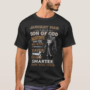 Man januari 2010 ben ik een zoon van God Bi T-shirt