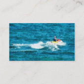 Man Jet Skiing Visitekaartje (Achterkant)