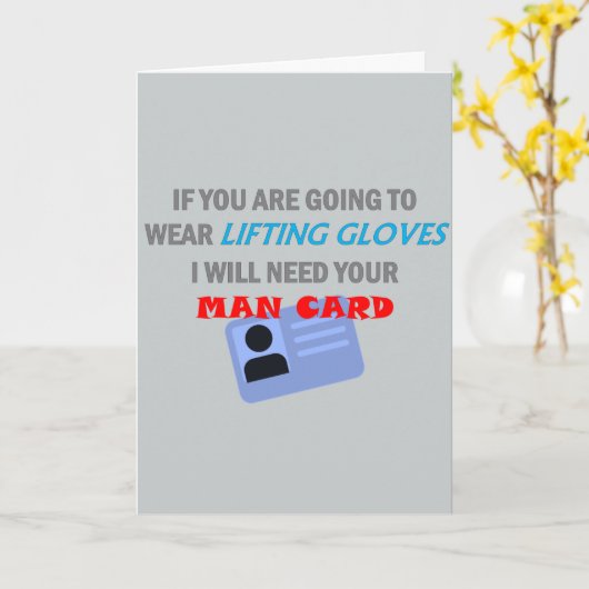 Man Kaart Verjaardag Kaart (Gele Bloem)