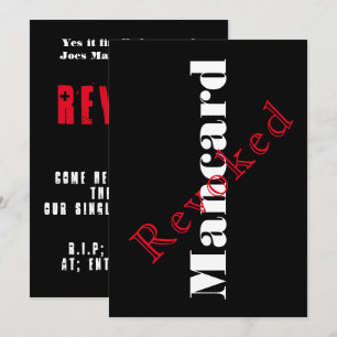 Man kaart vrijgezellenfeest uitnodiging,