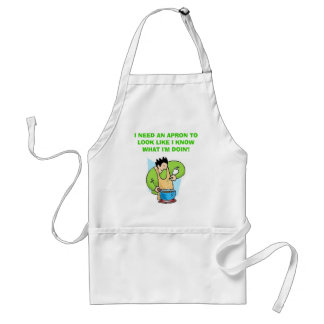 man koken, IK HEB EEN APRON NODIG OM TE ZIEN OF IK Standaard Schort