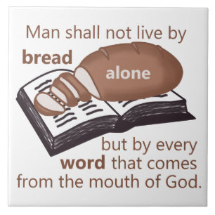 Man leeft niet van een brood met alleen maar keram tegeltje