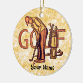 Man letters keramisch ornament (Links)