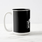 Man lezen tweekleurige koffiemok (Links)