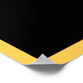 Man loopt in een balk poster (Hoek)