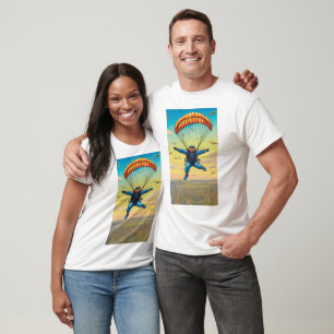 MAN_MANUEL TRENDING PARACHUTE IMPRIMÉ T-SHIRT