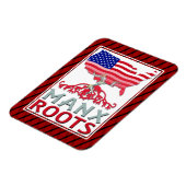 Man Manx American Magnet Magneet (Linkerzijde)