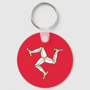 Man - Manx-vlag Sleutelhanger