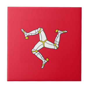 Man - Manx-vlag Tegeltje