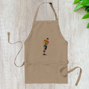 Man met Athletics Apron Standaard Schort