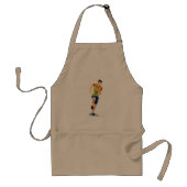 Man met Athletics Apron Standaard Schort (Voorkant)