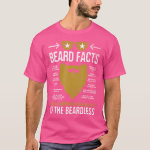 Man met baard Grappige baardfeiten T-shirt