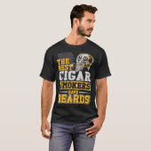 Man met baard t-shirt (Voorkant volledig)