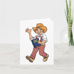 Man met bijbel kaart