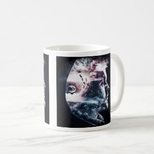 Man met dubbele blootstelling Klassieke Mok, 11 oz Koffiemok