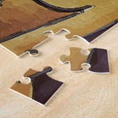 Man met een blauwe handdoek, legpuzzel (Zijkant)