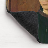 Man met een glas wijn muismat (Hoek)