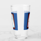 Man met Guitar Glass Cup Glas (Rechts)