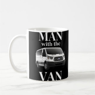 Man met het Van (transitgezin man) wit laag Ge Koffiemok