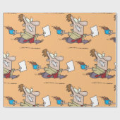 Man met koffie cadeaupapier (Vlak)