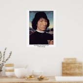 Man met Munt van keizer Nero door Hans Memling Poster (Keuken)