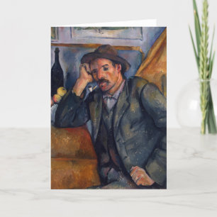 Man met pijpleiding - Paul Cezanne - c1890 Kaart
