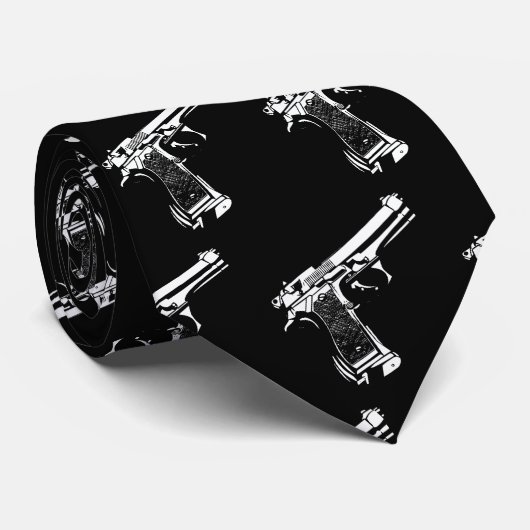 Man met... wapen stropdas (Opgerold)