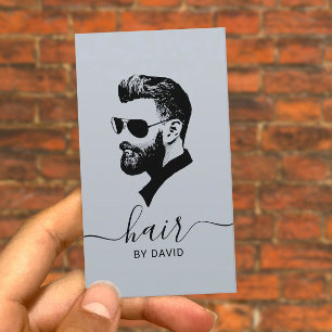 Man Mode Hair Stylist Barber Barbershop Visitekaartje